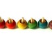 1 Rainbow SPIN TOP, Waldorf Toy Wooden Top, Choose ONE