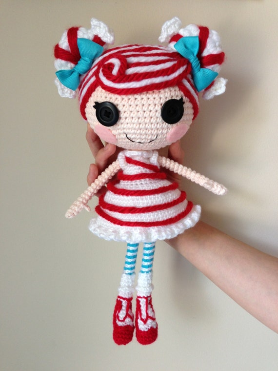 pattern like doll lalaloopsy crochet free CUSTOM Stripes Amigurumi Lalaloopsy E DOLL: Doll Mint