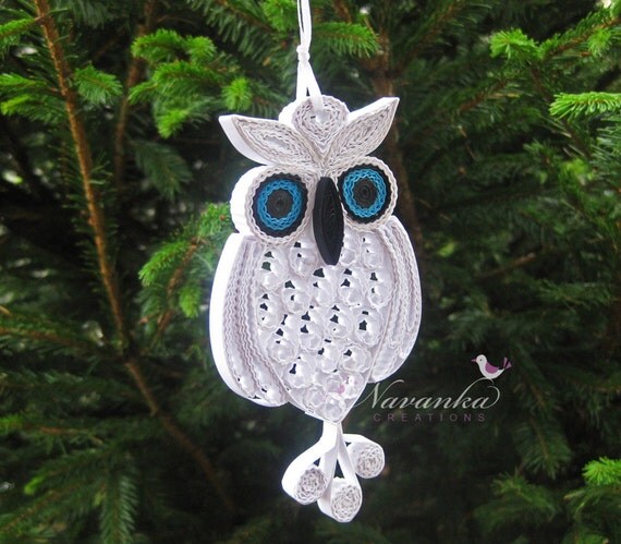 Owl always love you Paper Quilling Owl in a gift box Paper
