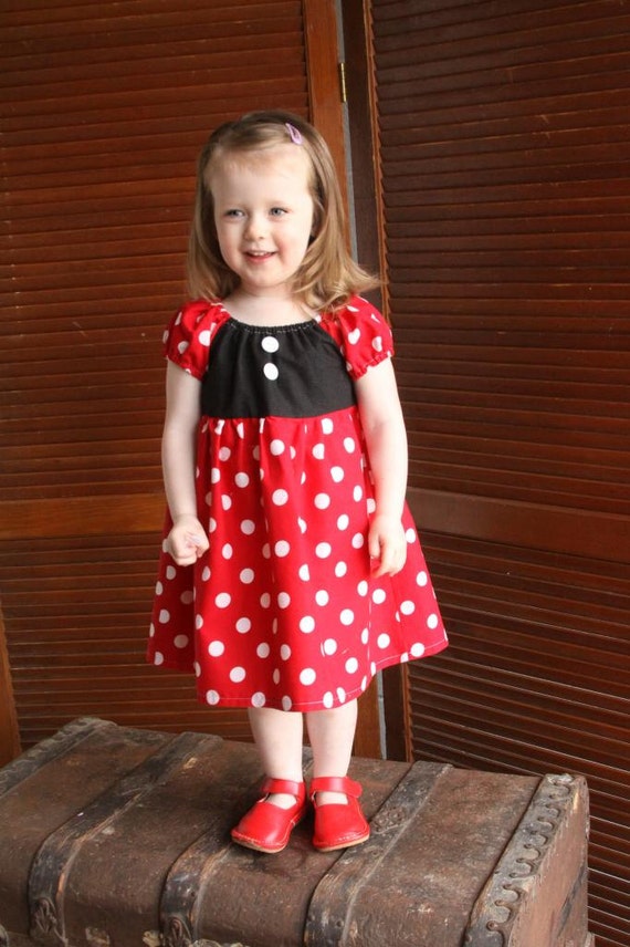 Minnie Mouse Dress Disney Inspired Dress Princess Dress Up