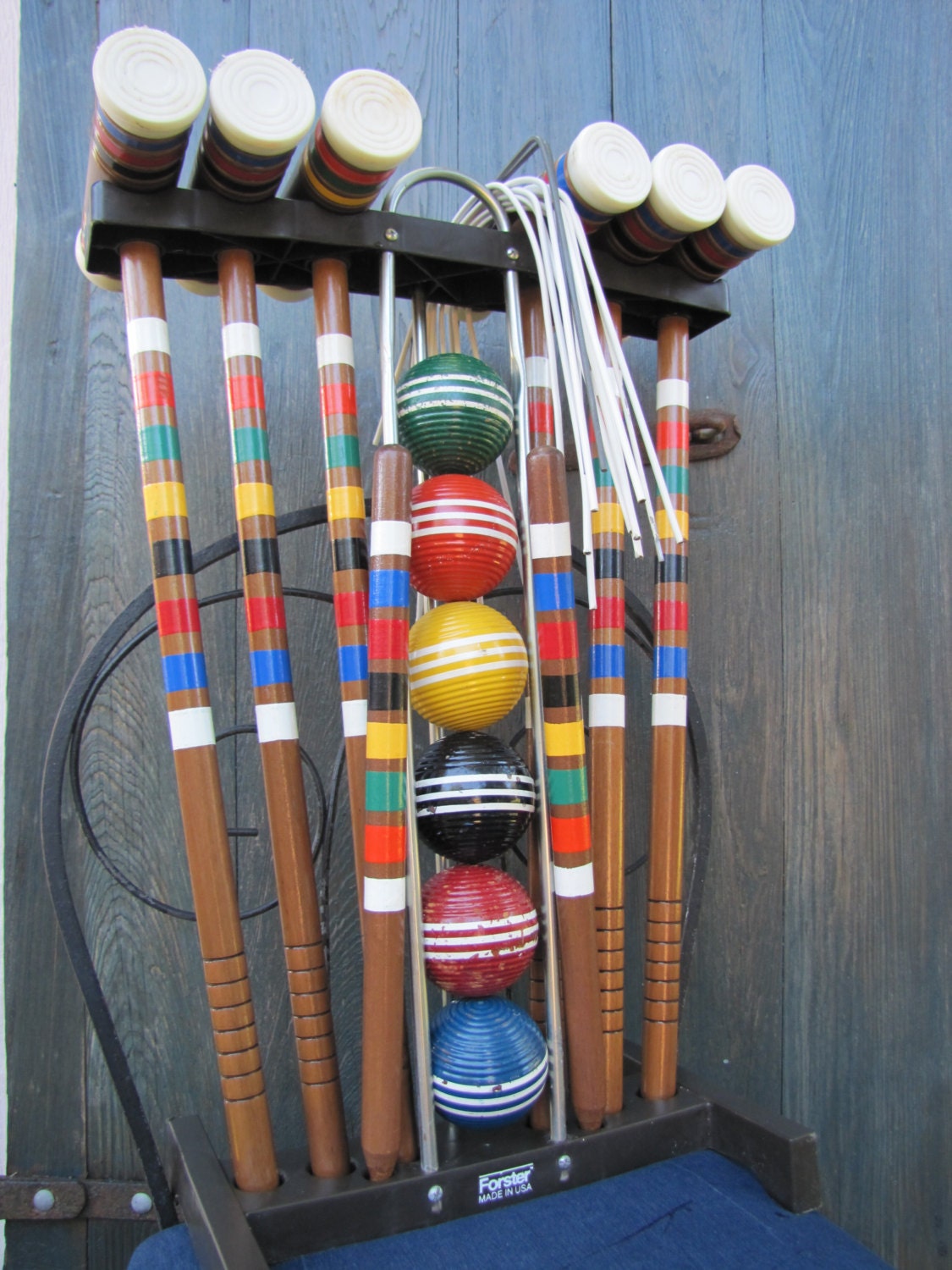 Vintage Forster Croquet Set