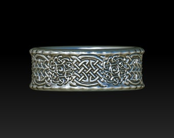 wedding ring celtic ring celtic band celtic wedding ring wedding band YB12