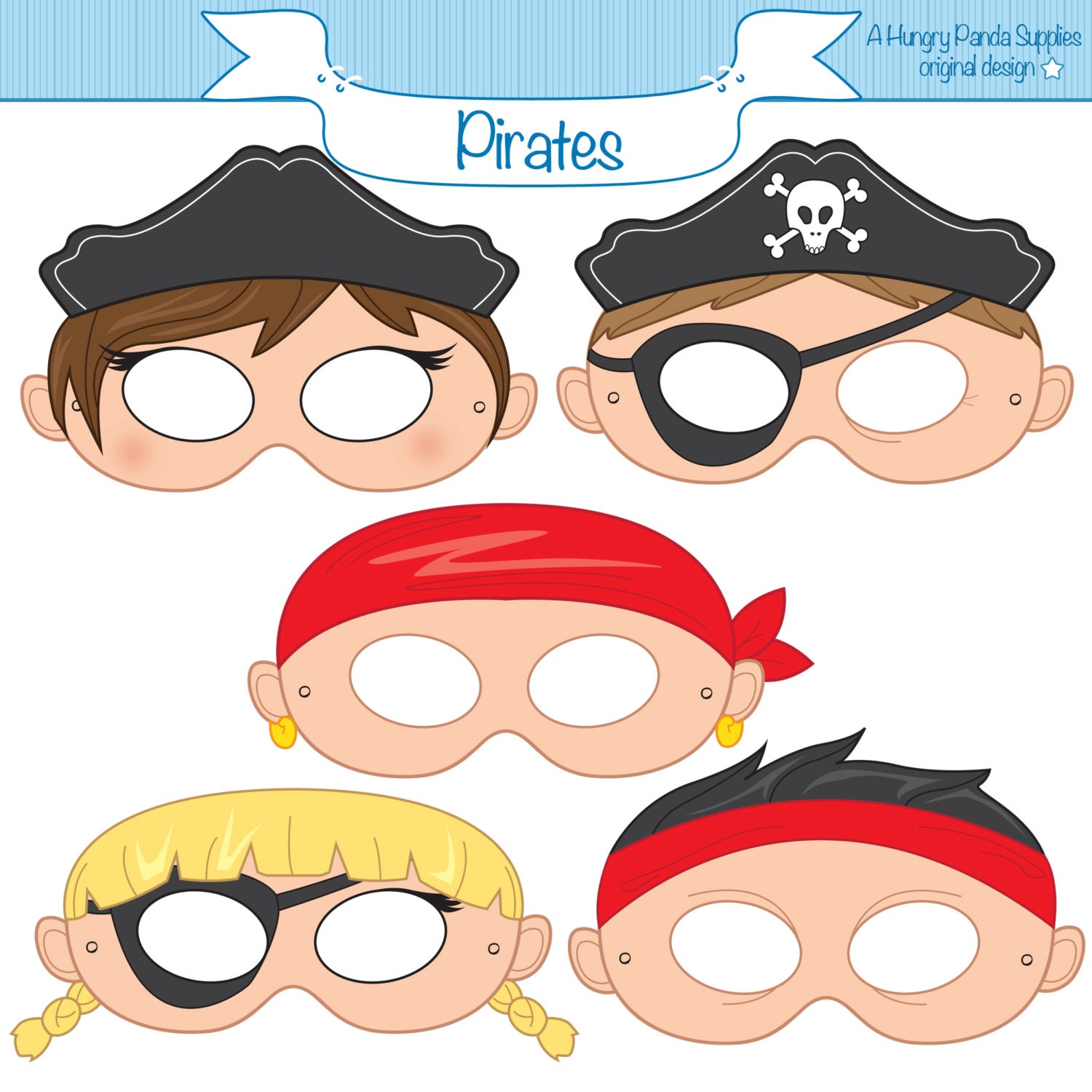 Pirate Mask Paper Masks Pirate Party Ideas Party Paper