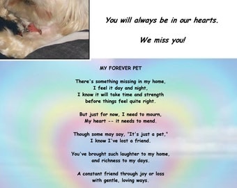 Popular items for pet poem on Etsy