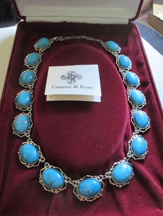 ESTATE Jacqueline Kennedy Howlite Necklace COA by MoonlightMartini