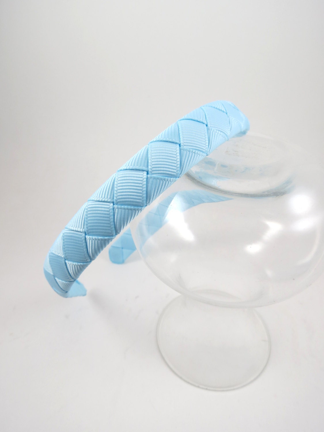 Light Blue Headband Blue Headband Ribbon Woven Headband