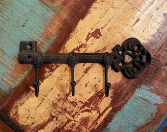 Keys Hook - Wall Keys Rack - Entryway Keys Rack - Rustic Key Holder - Wall Key Hanger -