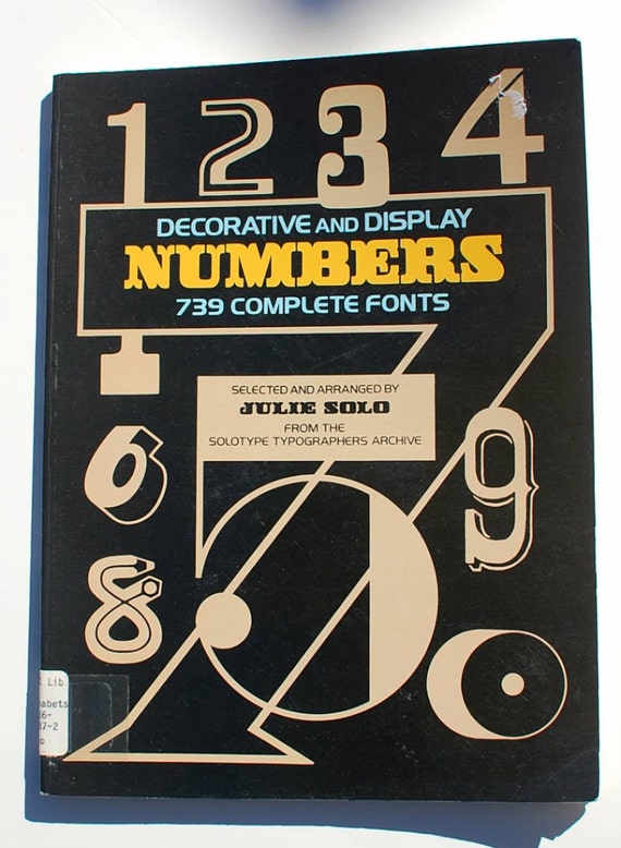 Decorative And Display Numbers 739 Complete Fonts Julie Solo