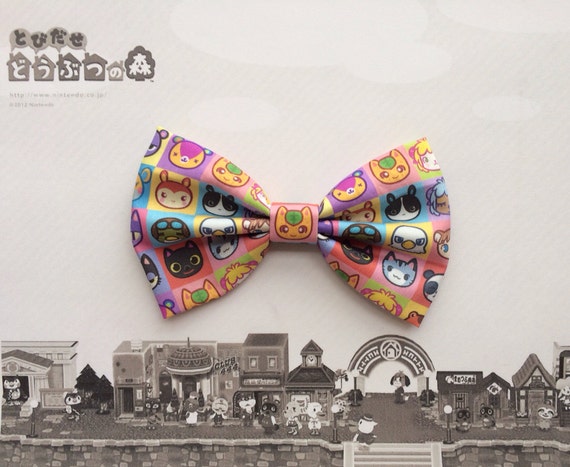 Animal Crossing New Leaf Villagers Inspired Hair Bow or Bow