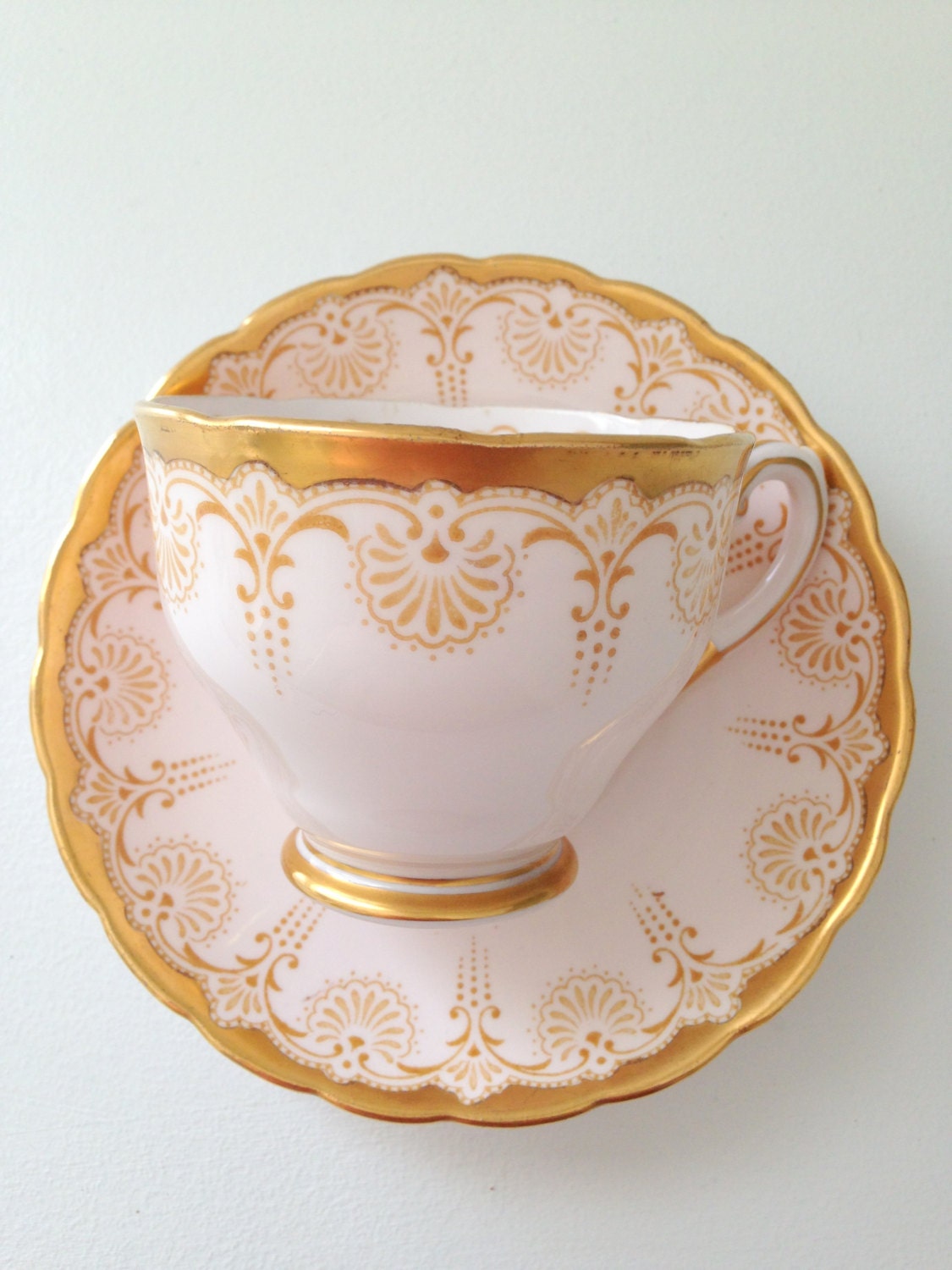 Vintage Bone China Tuscan Tea Cup and Saucer Tea Party