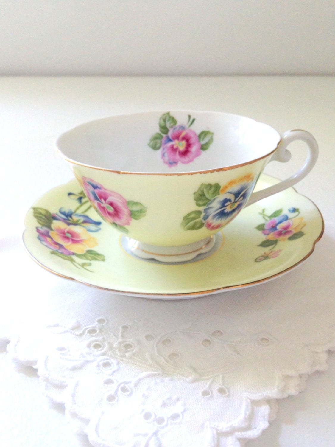 Vintage Occupied Japan Tea Cup and Saucer by MariasFarmhouse