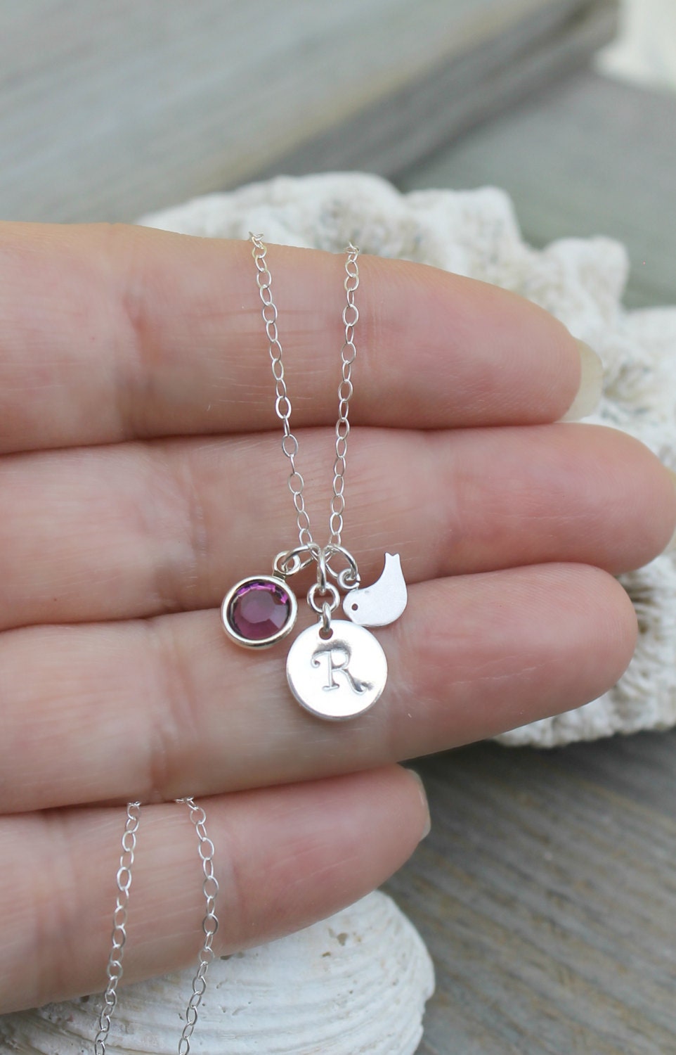 Child necklace little girl necklace Personalized sterling