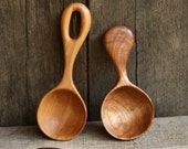 Artisan Coffee Scoop Set - Wood Scoops - Wooden Spoons - Kitchen Utensils - Gift For Gourmet Chef or Foodie