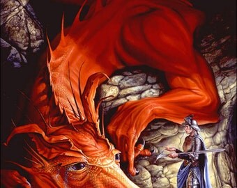 Red Dragon - Bleu Terrell Vintage Poster