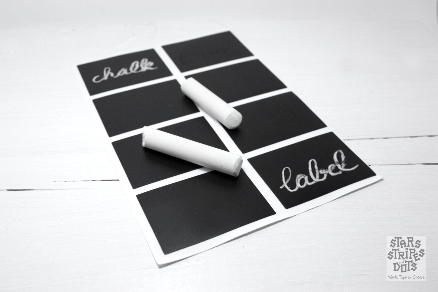 Chalkboard labels blackboard label 8 pieces by StarsStripesAndDots