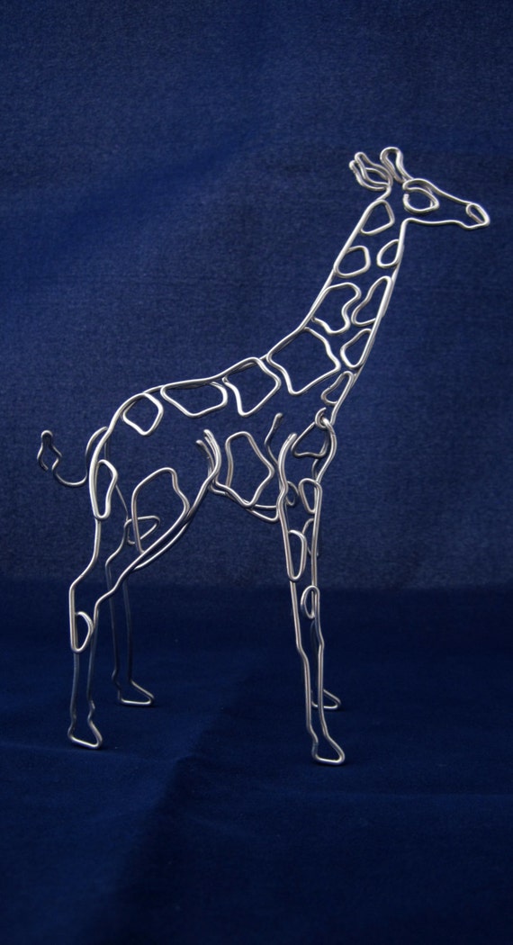Wire Giraffe by TheWireCompany on Etsy