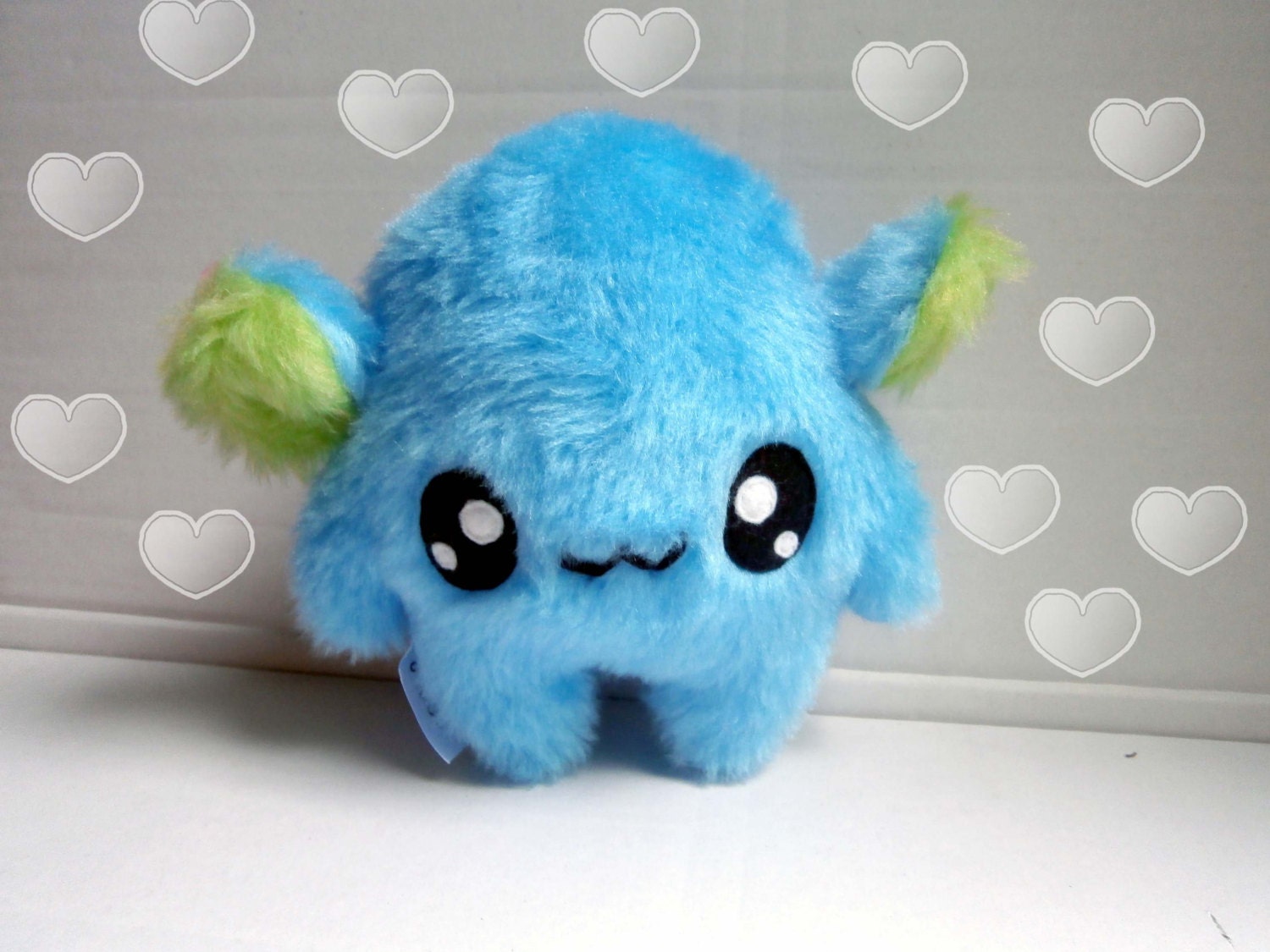 kawaii blue plush