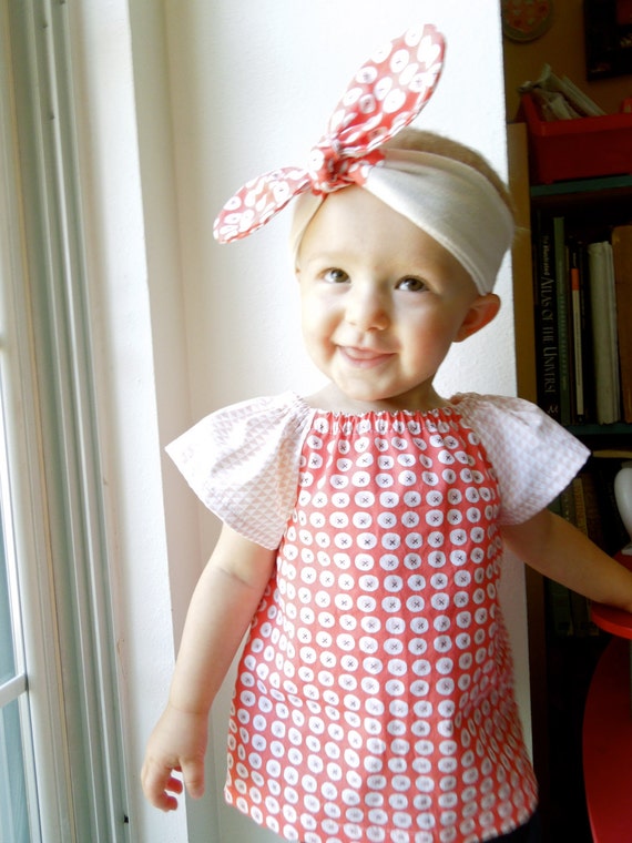 Items similar to Baby Girl Organic Peasant Top Baby Blouse on Etsy