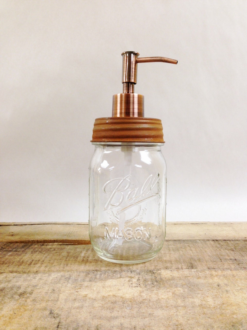 Mason Jar Soap Dispenser With Metal Lid And Pump 3235