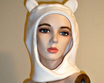 Finn The Human Fleece Hat Cosplay Costume Halloween
