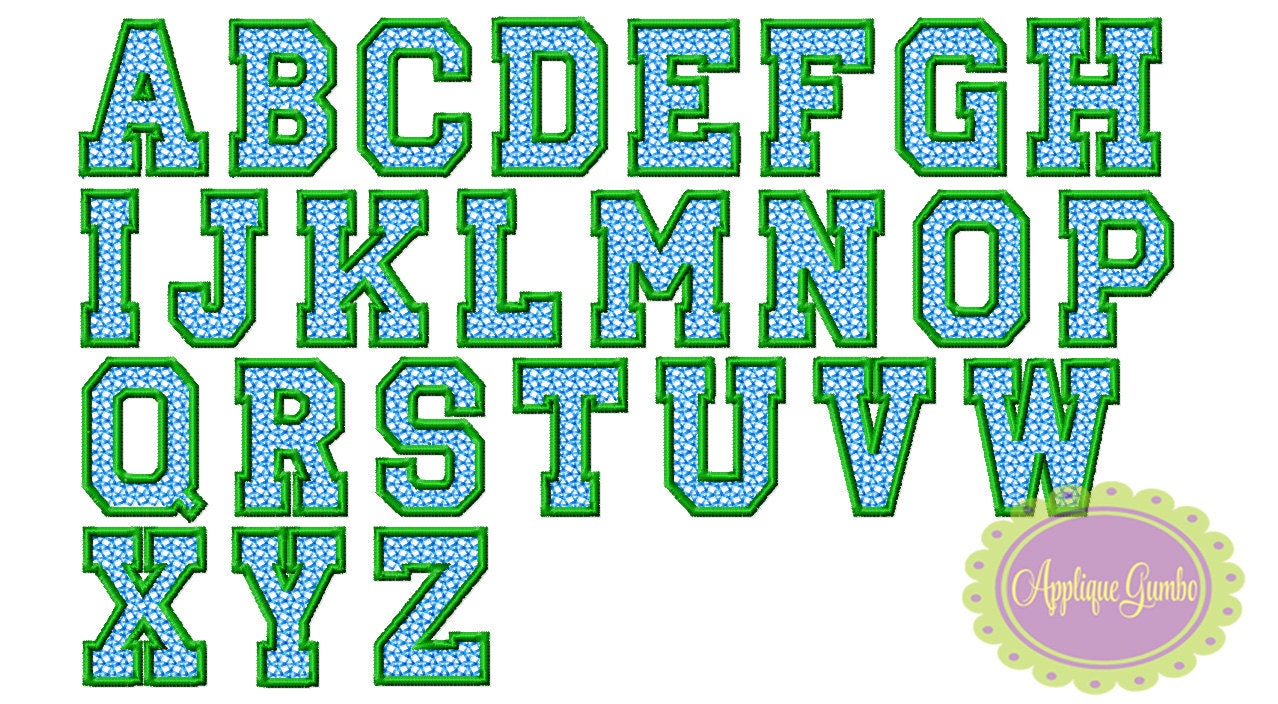 All Caps Block Letters Font