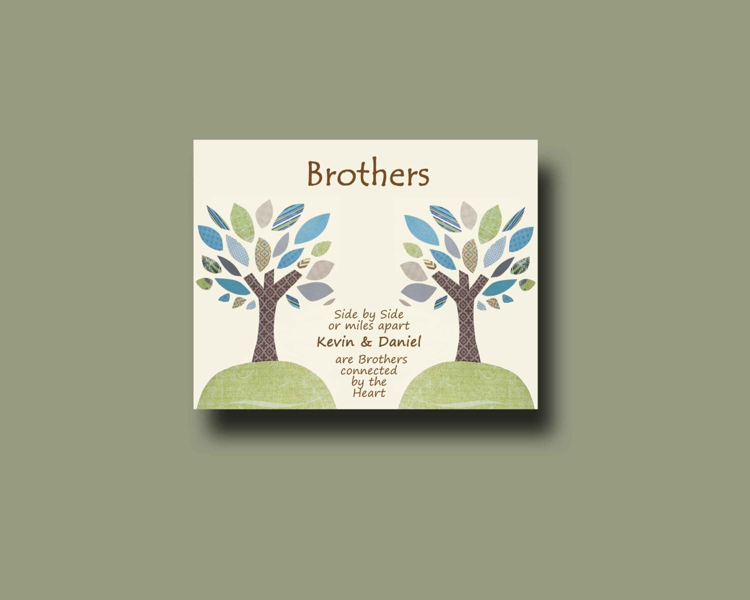 Brother Gift Print Personalized Gift for Brother by ...