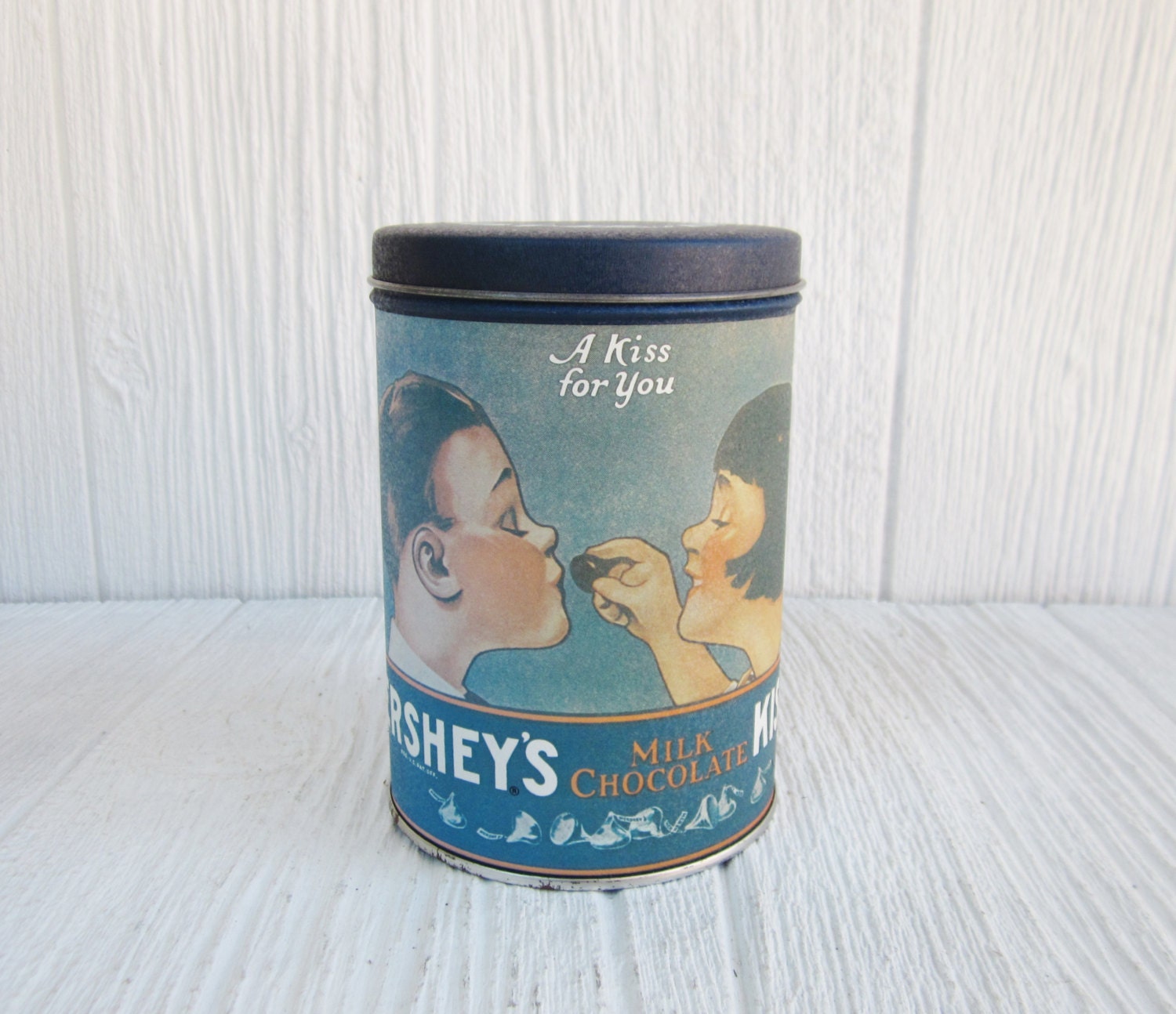 Hershey’s Kisses Tin, Metal Storage Container, Hershey’s Collectible ...