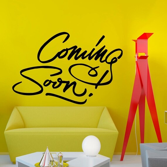 Wall Decals Coming Soon Decal Vinyl Sticker Home Art Bedroom