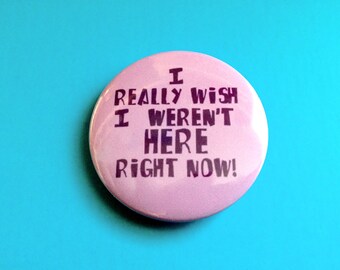 Squidward Quote Button (Spongebob inspired button)