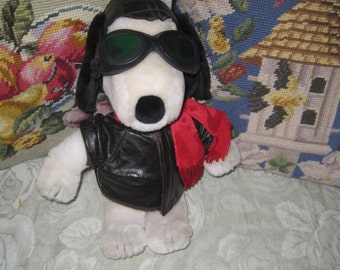 snoopy red baron stuffed animal
