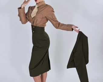 last for halloween 2017 pinup military pin up army outfit steampunk skirt cropped jacket shirt - Pin Up Girl Halloween Costumes 2017 last for halloween 2017 pinup military pin up army outfit steampunk skirt cropped jacket shirt - Pin Up Girl Halloween Costumes 2017