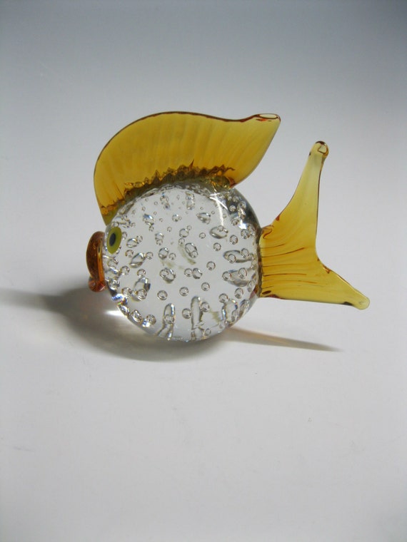 Murano Glass Fish Paperweight