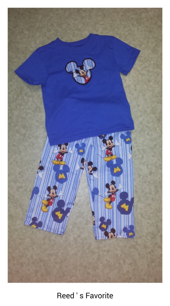 Boy's Mickey Mouse Disney Inspired Mouse Head Pants and
