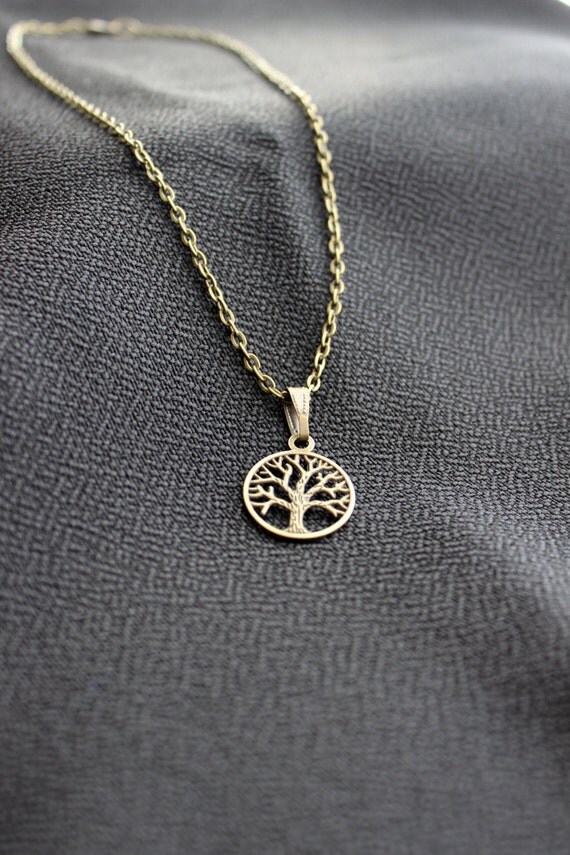 Once Upon a time Regina Apple Tree Necklace bronze handmade