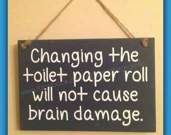 Popular items for change toilet paper on Etsy