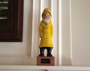 Large Classic Collectible Mariner Wood Carving Perfect for the Mantel, Home, Den, Office, Cabin or Any Nautical Display. FREE SHIPPING!!