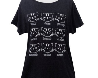 cat faces shirt