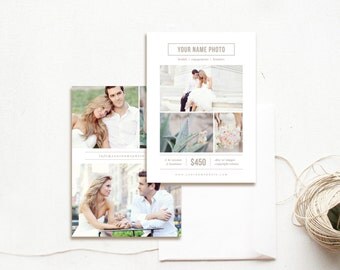 INSTANT DOWNLOAD! Photography Flyer Design - Mini Session Template - Photoshop Template - Marketing Templates for Photographers