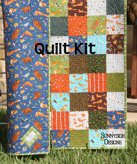 forest-friends-quilt-kit-moda-fabrics-blue-green-orange