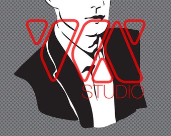 Pin the Tie on Mr. Christian Grey - Party Game for Fifty Shades of Grey Gray Theme