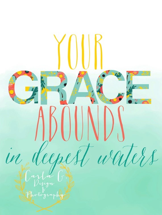 OceansYour Grace Abounds in Deepest Waters