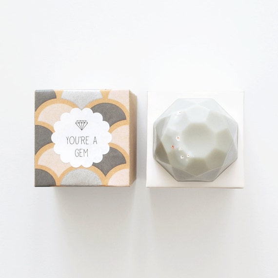 Rockpool Jewel  Soap (VELVET) Lavender, Rosemary, Bergamot, Pine & Litsea - You're A Gem