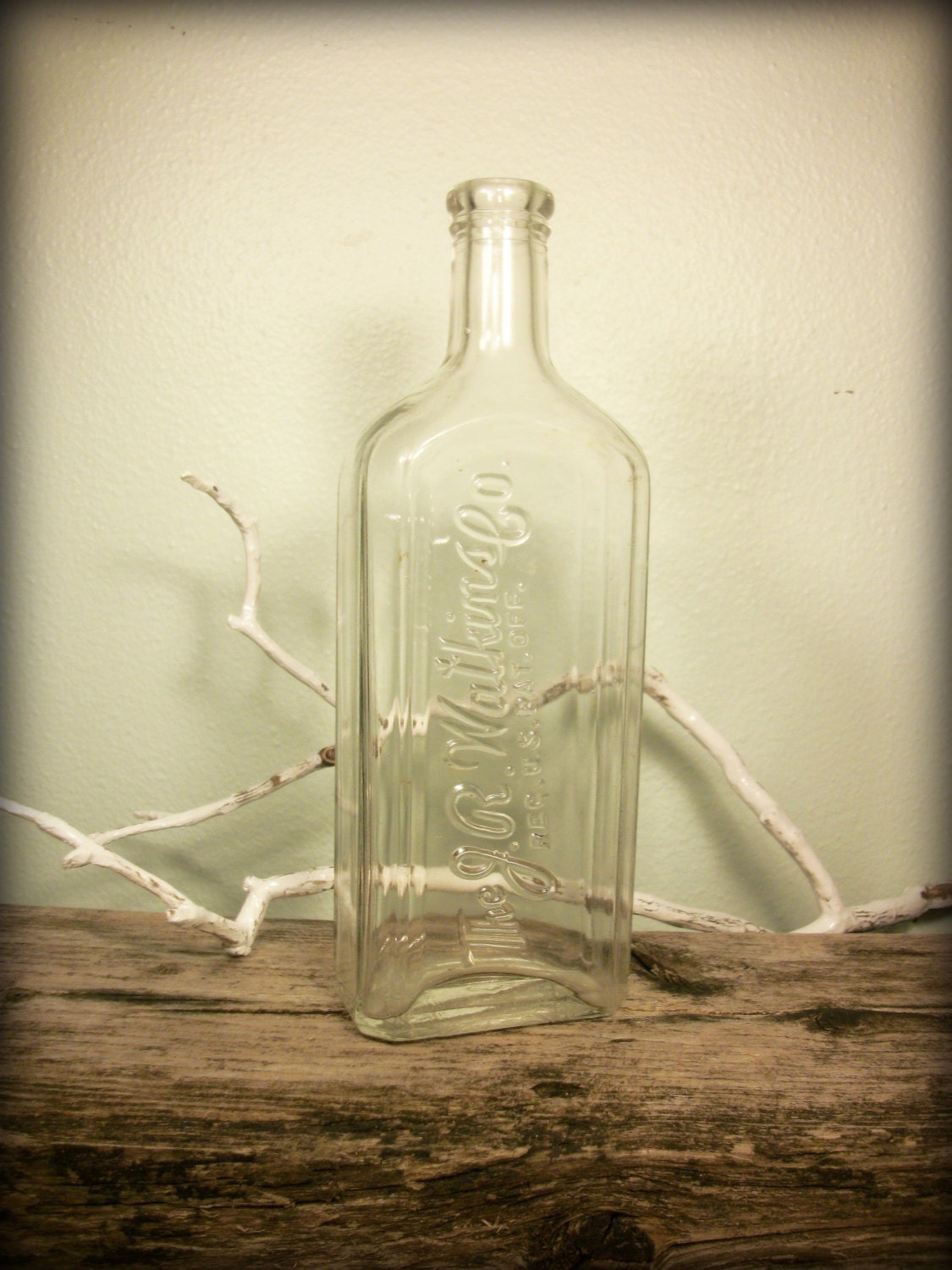 Antique J.R. Watkins Co. Bottle by AsUniqueAsYouAre on Etsy
