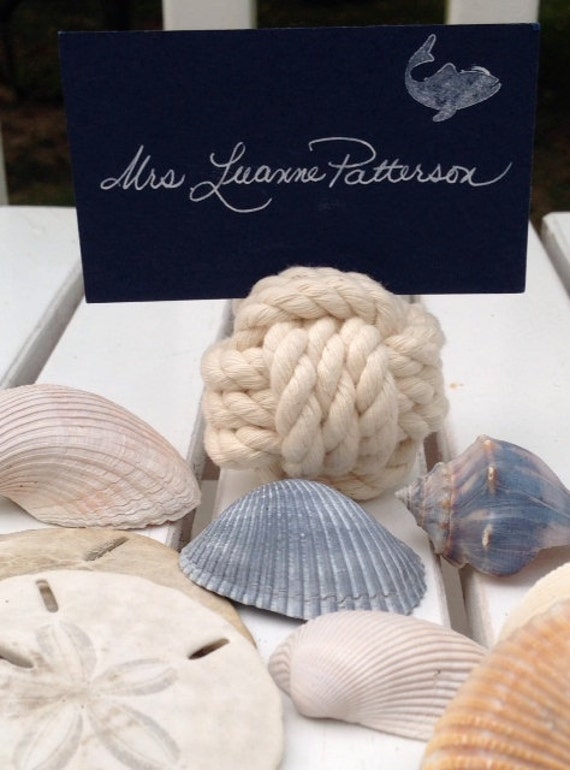 Nautical Placecard Holders Perfect for by BeachKnotDesigns