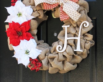 Popular items for burlap wreaths on Etsy