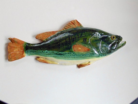 largemouth bass figurine