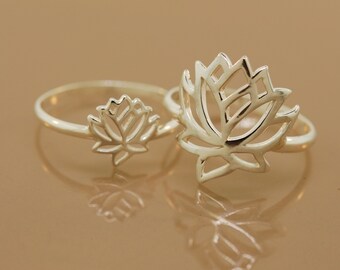 Lotus Rings. Mom & Daughter