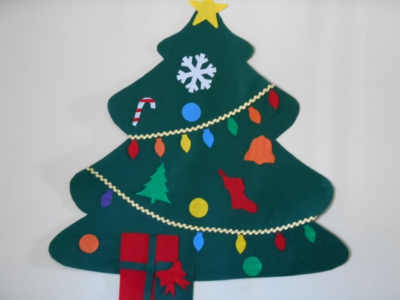 items similar to sale felt christmas tree wall hanging items similar to sale felt christmas tree wall hanging
