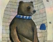 Lisa Congdon - Bear With Me Art Print