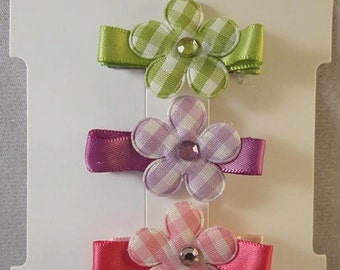 Girls - Decorative 3-pc alligator clip set